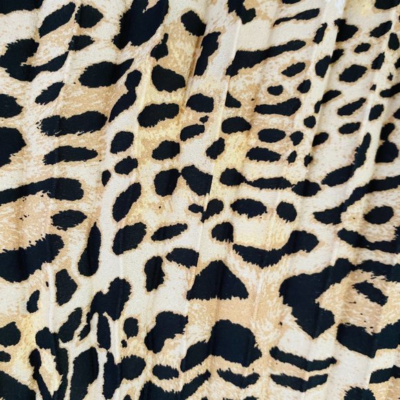 Portmans BNWT Always Ocelot Midi Pleated Skirt - Picture 5 of 9